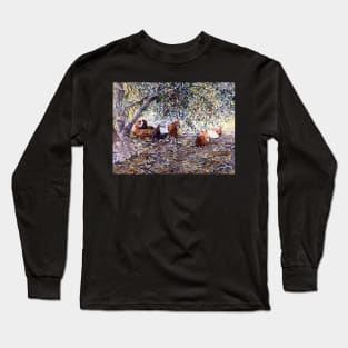 Hens In My Olive Grove Long Sleeve T-Shirt